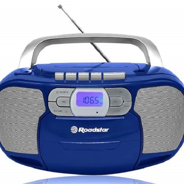 Radio Cassette Cd Mp3 Roadstar Blue