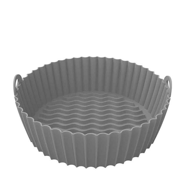 Kitchen Academics Round Silicone Air Fryer Tray 21cm Dia X H 5.5cm Rsaff1989