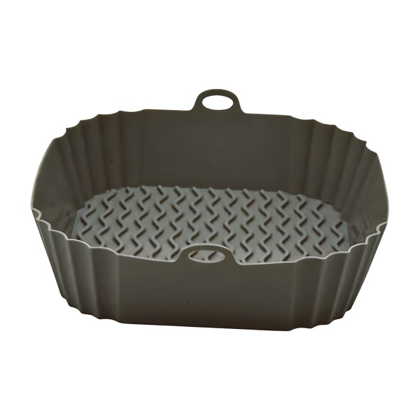 Kitchen Academics Square Silicone Air Fryer Tray 21 X 21 X 5.5cm Rsaff1990