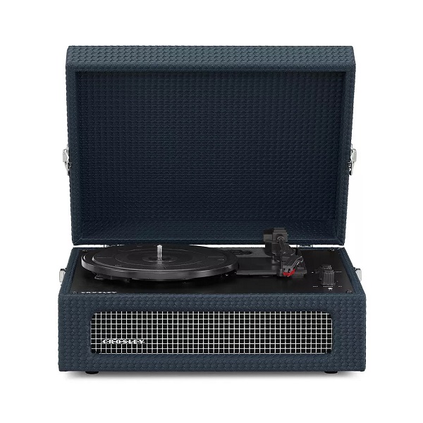 Crosley Voyager Record Player 3 Speed (33/45/78) Navy Sf0005rpny4