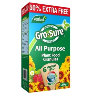Gro-sure 6 Month Slow Release Plant Food 1.1kg + 5