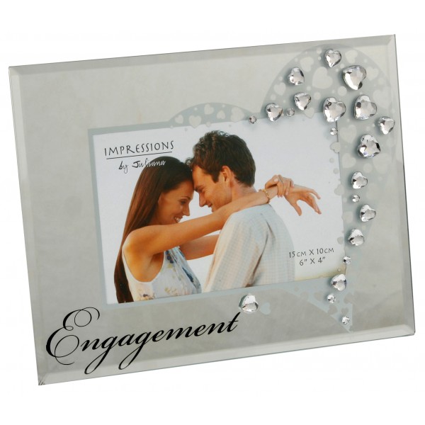 Engagement Glass Frame 6x4 Sp0499w