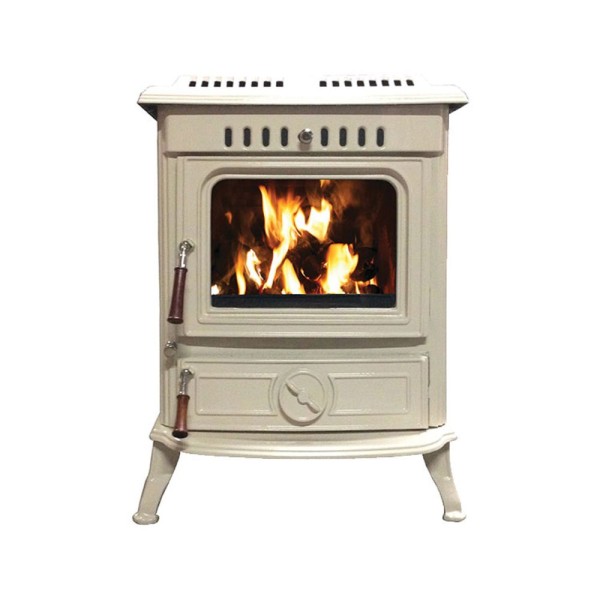 Blasket Stove 15/6 Kw Cream Enamel Boiler