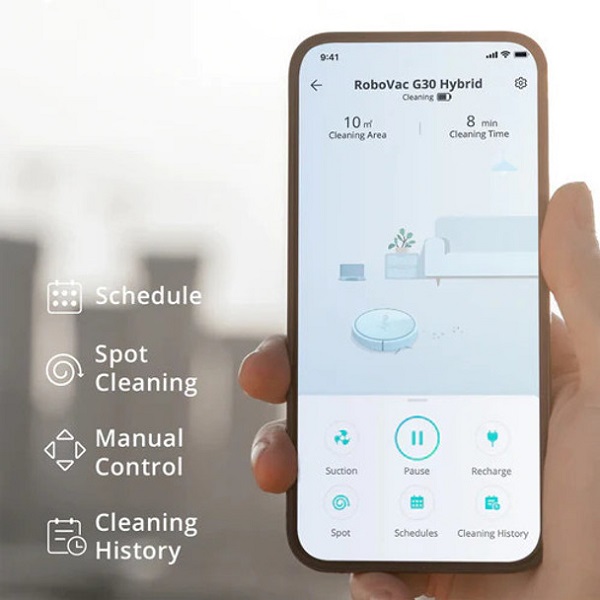 Eufy Robovac G30 Hybrid Smart Robot Vacuum With Mop T2253v11