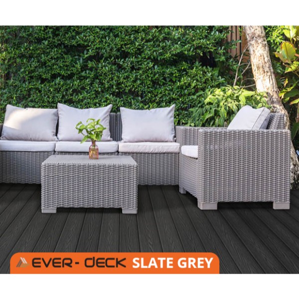 Decking Board Ever-deck Slate Grey 135x25x3.6m