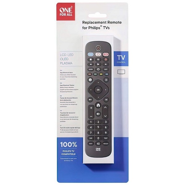 One For All Replacement Philips Remote Control Urc4913