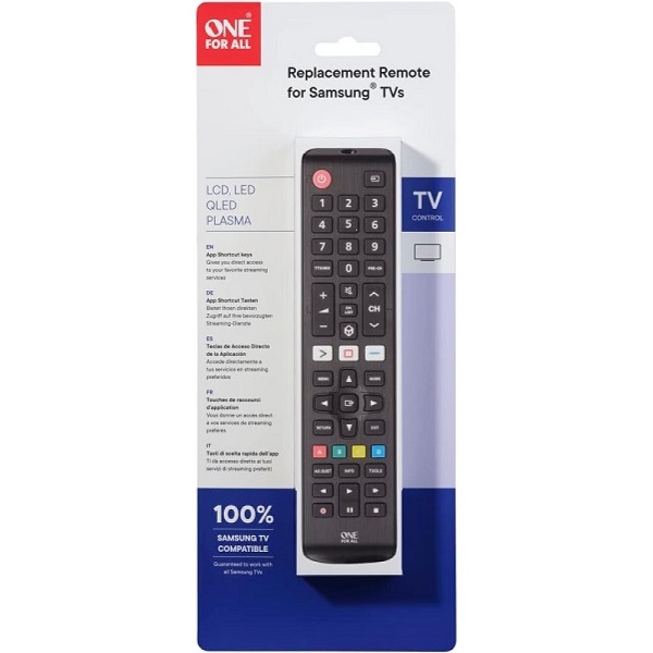 One For All Samsung Tv Replacement Remote Control Urc4910