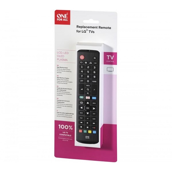 One For All Replacement Lg Remote Control Urc4911