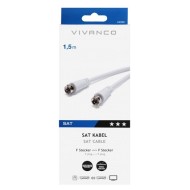 Lead F-plug/f-plug Vivanco 1.5m 44069