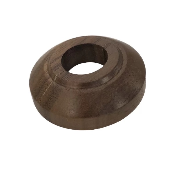 Wood Rosette Walnut 15-17mm (2)
