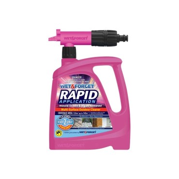 Wet & Forget Rapid Application - Mould, Lichen And Algae Remover 1.4 Litre Wet100