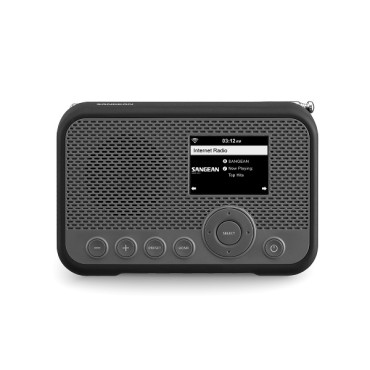 Sangean Internet Pocket Radio Internet, Dab, Fm Internet Radio, Fm, Wi-fi Spotify, Alarm Clock, Rechargeable Grey Wfr-39