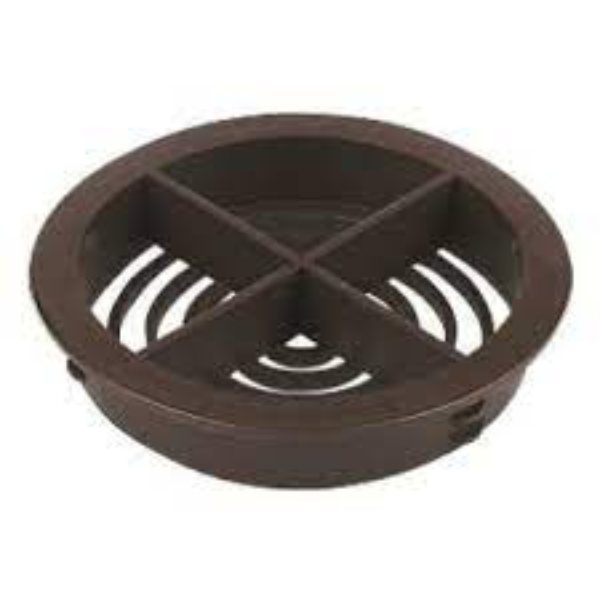 Round Sofit Vent 70mm Brown (50) 5x10