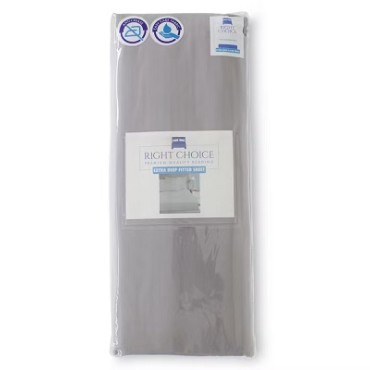 Right Choice Premium Quality Extra Deep King Fitted Sheet Silver Rcftsv3