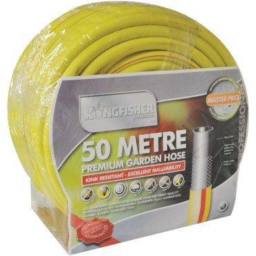 Kingfisher Yellow Hose 50mtr Reinforced 750