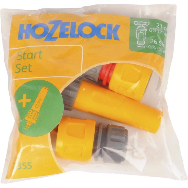Hozelock Grab Bag C/w Nozzel And Fittings 4pce