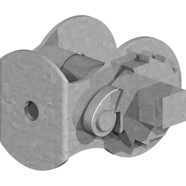 Ratchet Strainer Galvanised