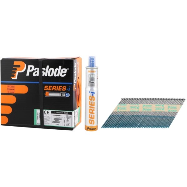 Paslode Full Head 90mm Ring Shank 141082