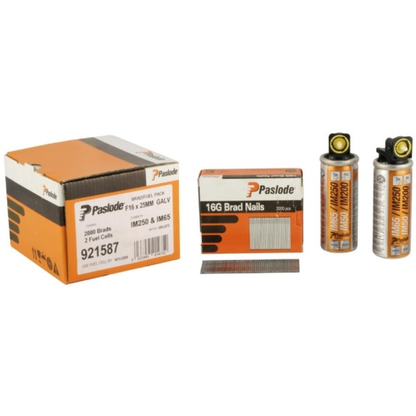 Paslode Brad Nail/fuel Pack 38mm 921589