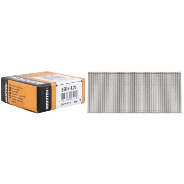 Bostitch Finish Nail 38mm 2500/pack