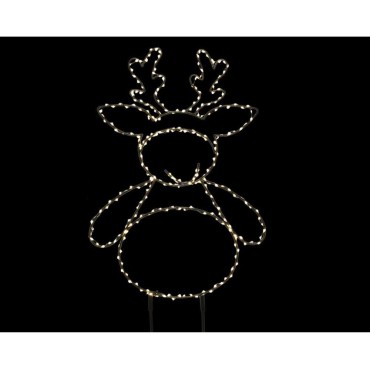 Micro Led Metal Reindeer - 77cm