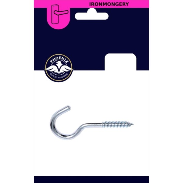 Phx.60x10mm Screw Hooks (2) (tp)