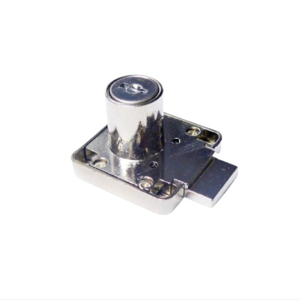 Cupboard Cylinder Drawer Lock Nickel Plated