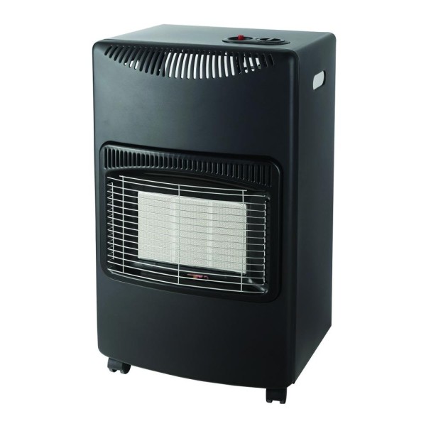 De Vielle 4.2kw Portable Gas Heater  Black Def974335