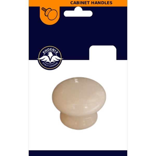Phx Cream Knob Ceramic 35mm247362