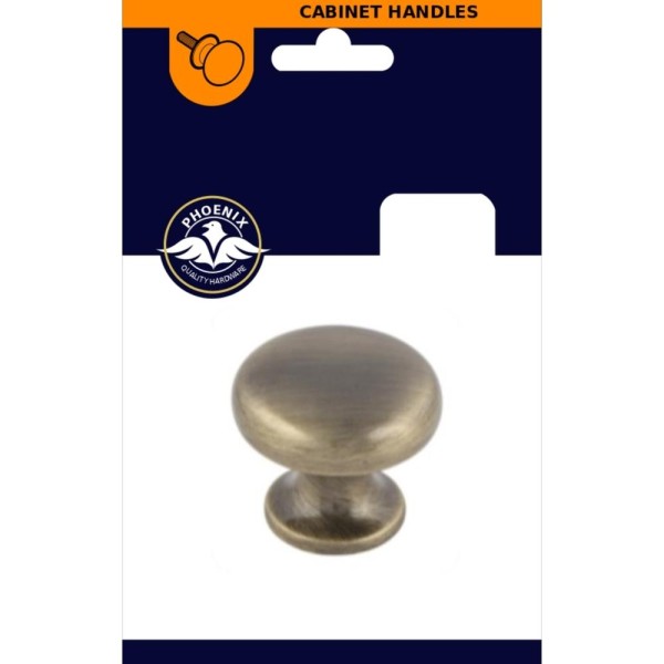 Phx Flat Top Knob Bronze 38mm247593