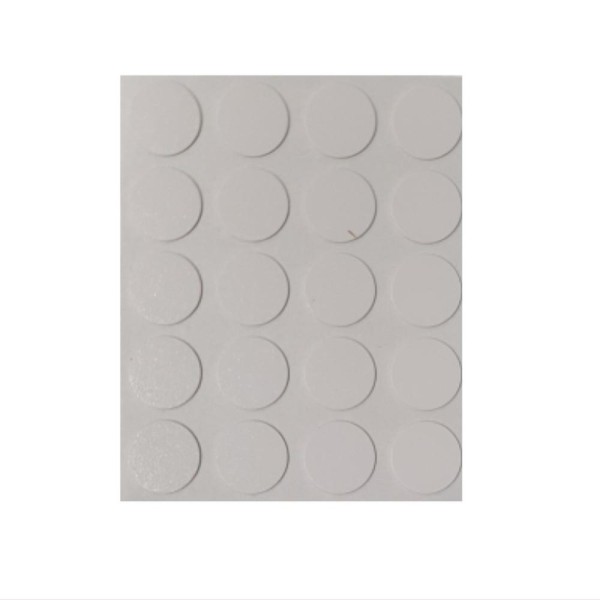 Screw Cap Adhesive Sticker  White 100
