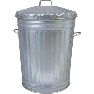 Dustbin Apollo Galv C/w Galv Lid Large 60045