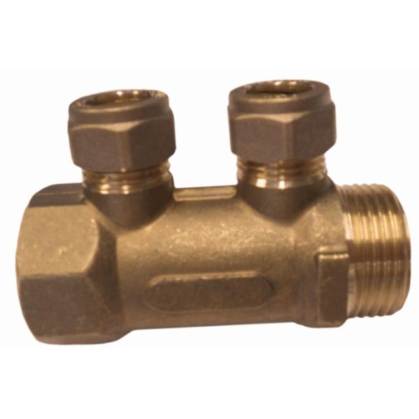 Manifold 3/4 X 2 Way