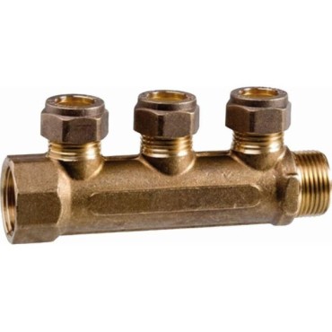 Manifold 3/4 X 3 Way
