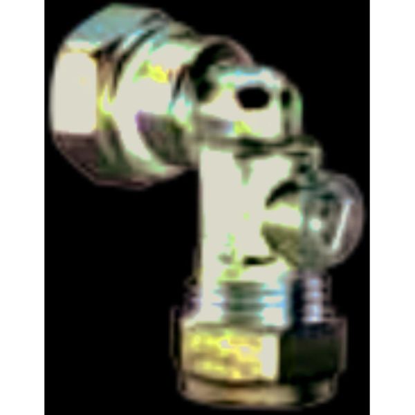 Valve Isolating 1/2 Swivel Elbow