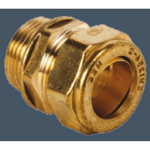 611 10mm Brass Coupling M.i. X C