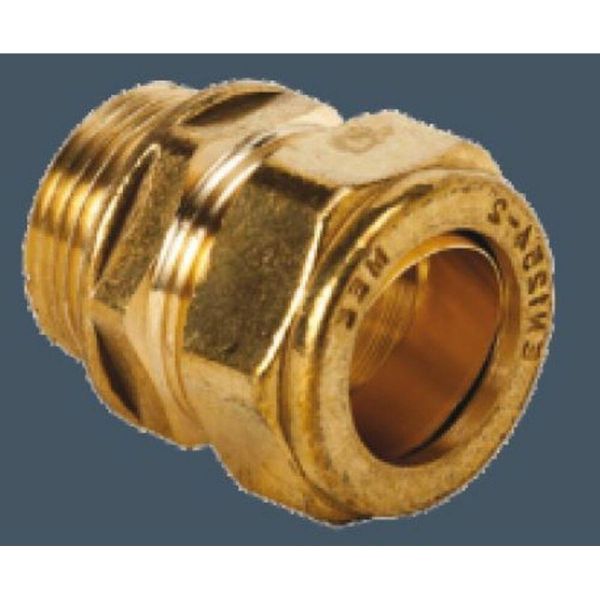 611 1/4x10mm Brass Coupling M.i. X C