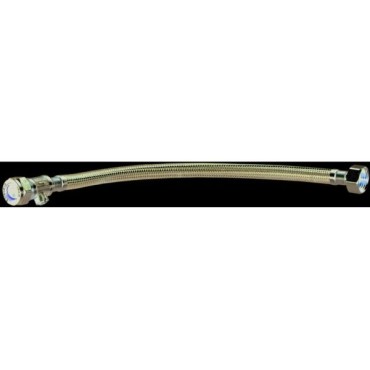 Hose Tap Connector 1/2 Flexible 50cm C/w Valve