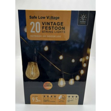 Smart Eureka 20 Vintage Festoon String Lights
