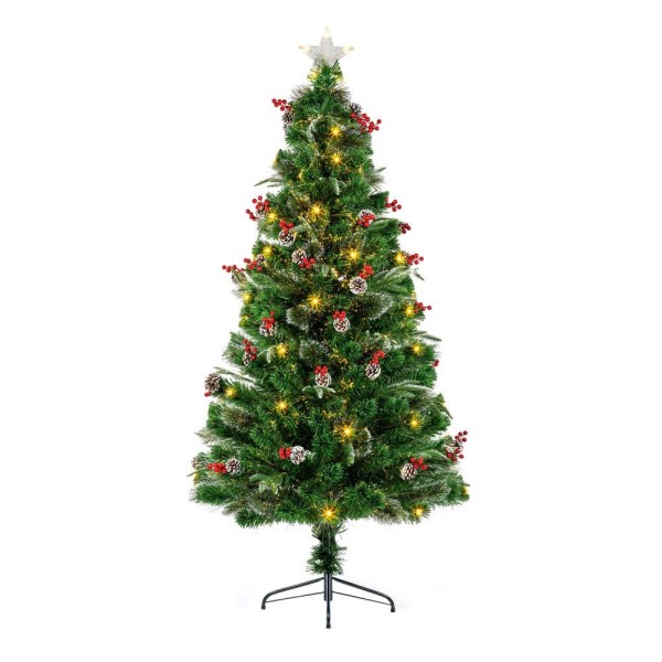 Fibre Optic New Jersey Spruce Tree - 6ft