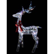Led Iridescent Reindeer - 125cm