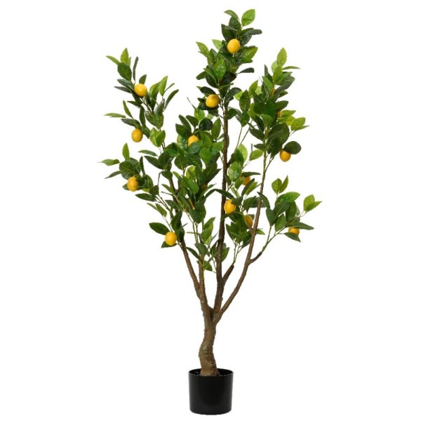 Artificial Potted Lemon Tree - 92cm