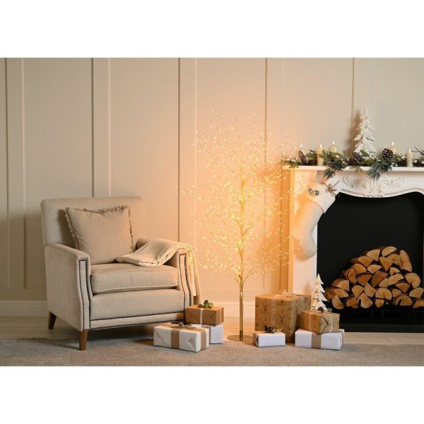 Dewdrop Warm White Micro Led Tree -120cm