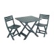 Folding Camping Set - 3 Piece - Dark Green