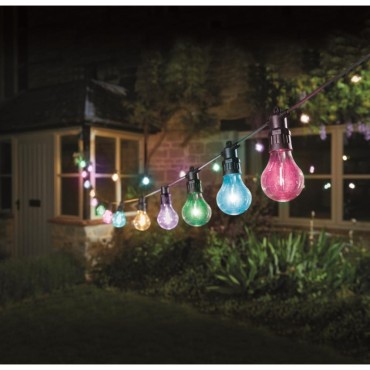 Decor Festoon Lv String Lights, Multi Coloured -