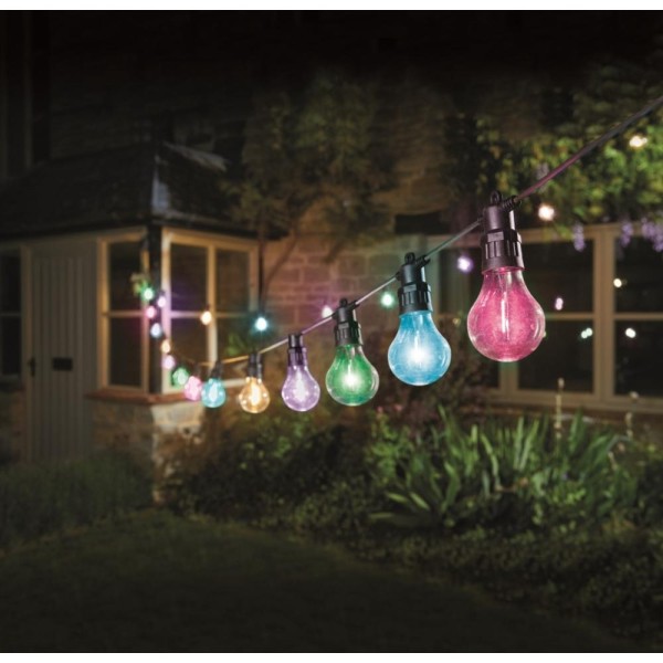 Decor Festoon Lv String Lights, Multi Coloured -