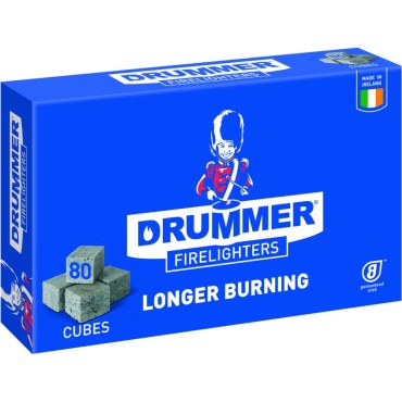 Drummer Firelighter 60 Cubes