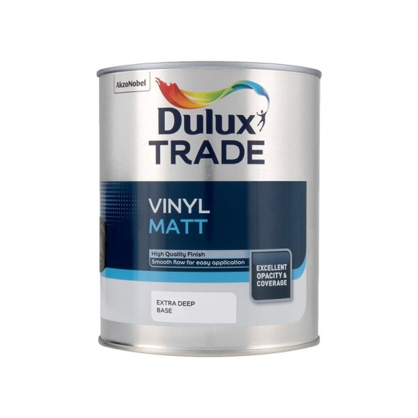 Dulux Trade Vinyl Matt Extra Deep Base 1l 5082013 Matt