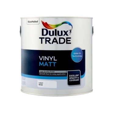 Dulux Trade Vinyl Matt Light Base 2.5l 5083320 Matt