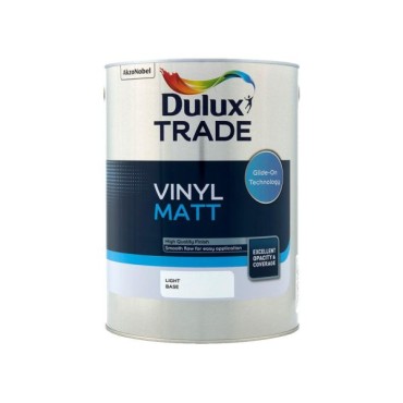 Dulux Trade Vinyl Matt Light Base 5l 5083321 Matt